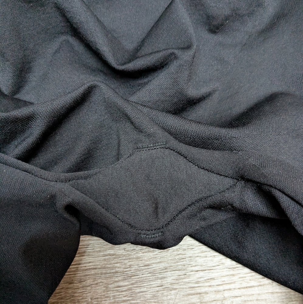 Blanqi Everyday Black Crop Belly Support Maternity Leggings Shapewear Size Small - Picture 6 of 8